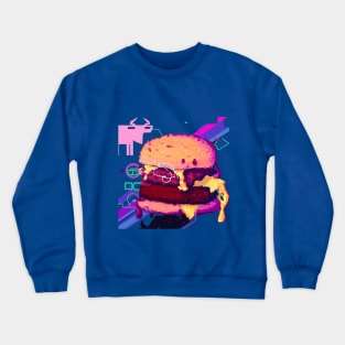 Burger cow Crewneck Sweatshirt